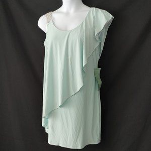 JEWELED SHOULDER MINI FANCY DRESS